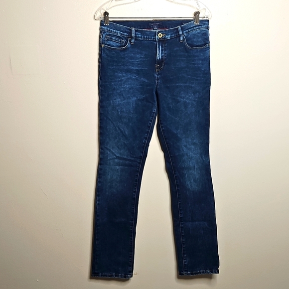 Tommy Hilfiger Denim - Tommy Hilfiger Womens Blue Denim Jeans Mid Rise Size 10